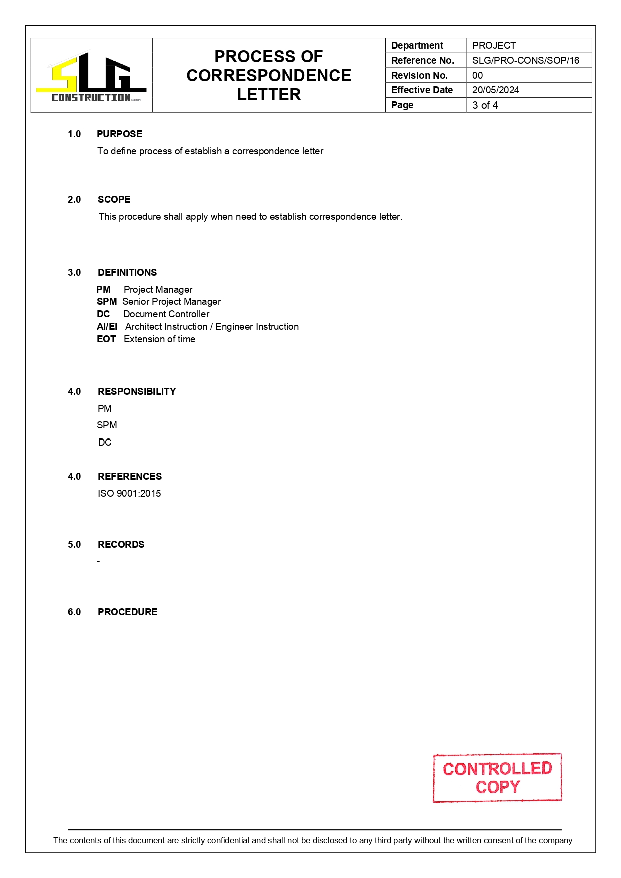 SLG-PRO-SOP Page 3